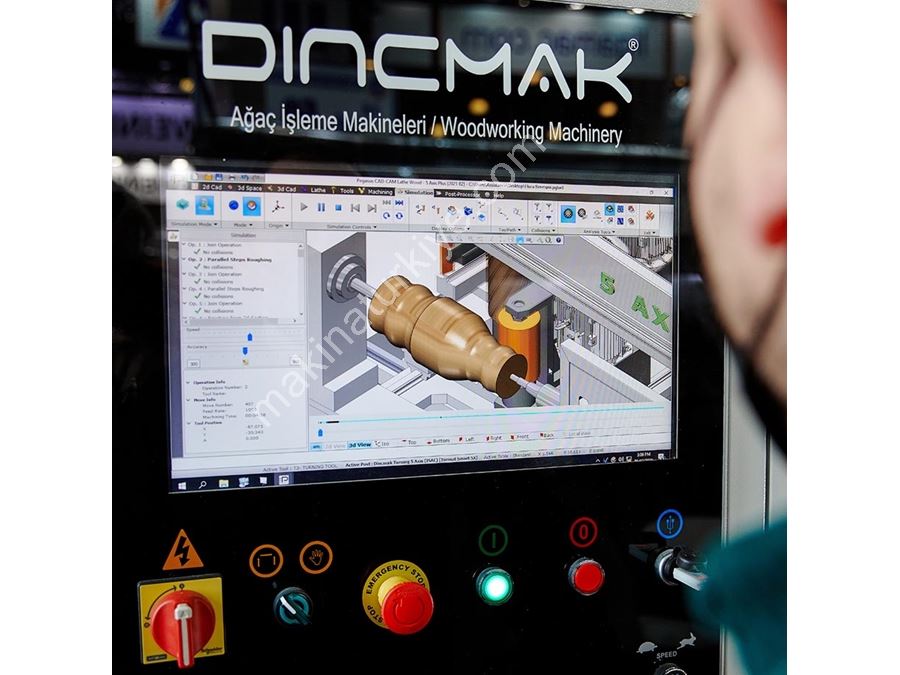 5 Eksen Cnc İşleme Merkezi & Ağaç Torna | Smart | Çok Fonksiyonlu Cnc Makinesi