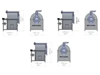 150 Kg/Saat Dönerli Kuruyemiş Kavurma Makinası