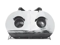 Machine d'enrobage chauffante de fruits secs