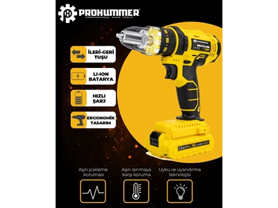 Plastic Chuckless 58V Cordless Drill Cordless Drill Set - 2