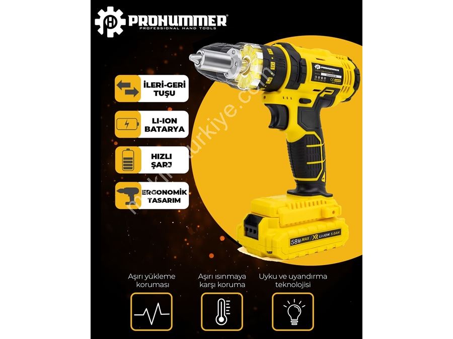 Plastic Chuckless 58V Cordless Drill Cordless Drill Set