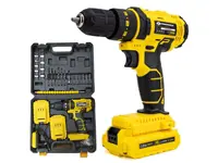 Plastik Mandren Darbesiz 58V Vidalama Akülü Matkap Seti