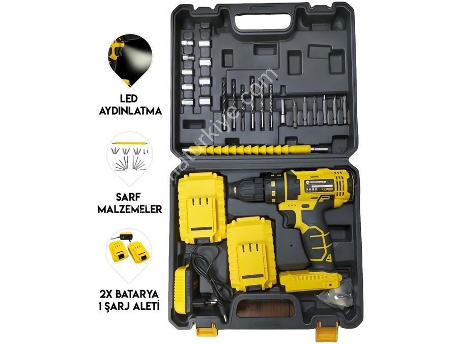 Plastic Chuckless 58V Cordless Drill Cordless Drill Set