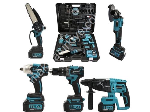 88V 5Ah 125Mm Avuç Taşlama Kırıcı Delici Hilti Akülü 5Li Set Makina