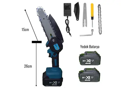 88V 2Ah Şarjlı Dal Budama Testeresi