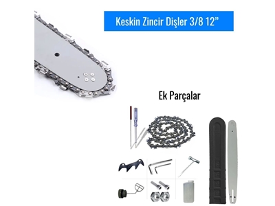 25 cc Portatif Mini Benzinli Odun Dal Budama Ve Kesme Motorlu Ağaç Testeresi - 1
