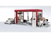 1300 mm Yüksek Hızlı Kağıt Bobin Dilimleme Ve Sarma Makinesi