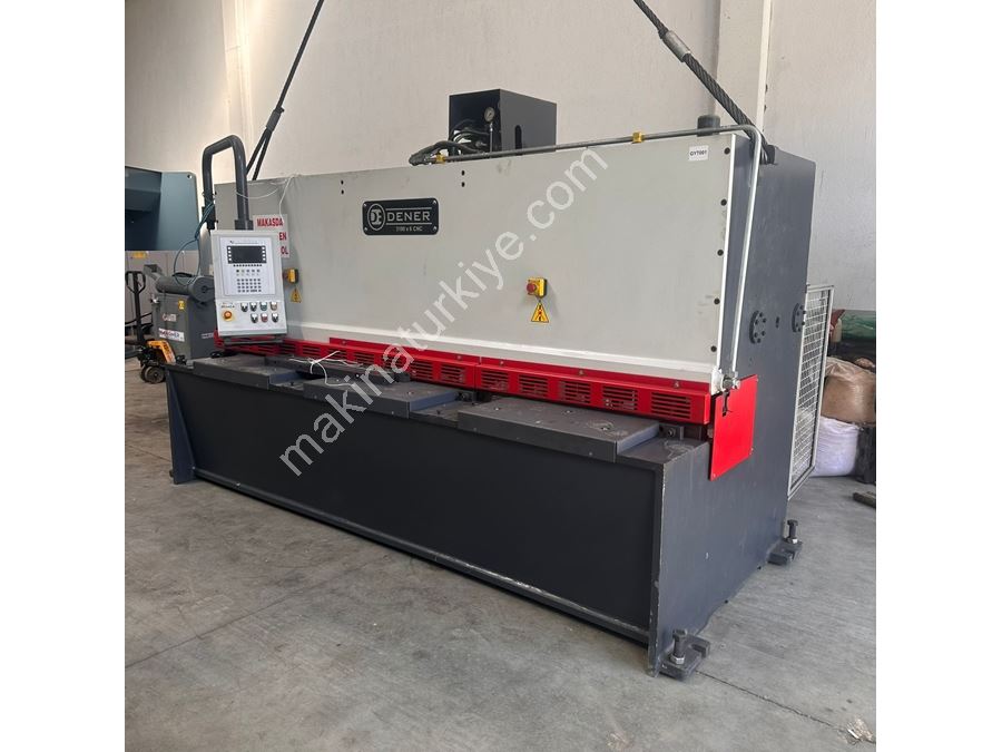 Dener 3x6mm CNC Hidrolik Giyotin Makas