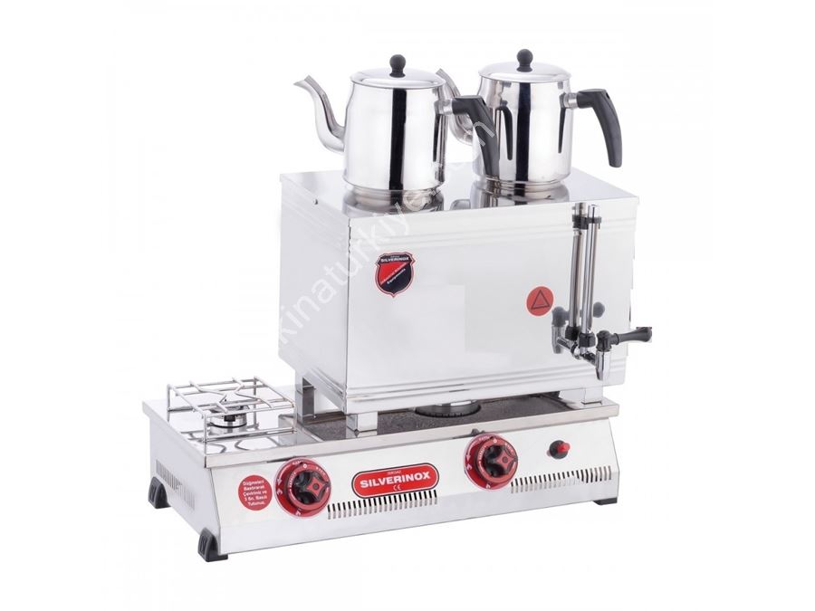 20 Litre 2 Demlikli Doğalgazlı Çay Makinesi