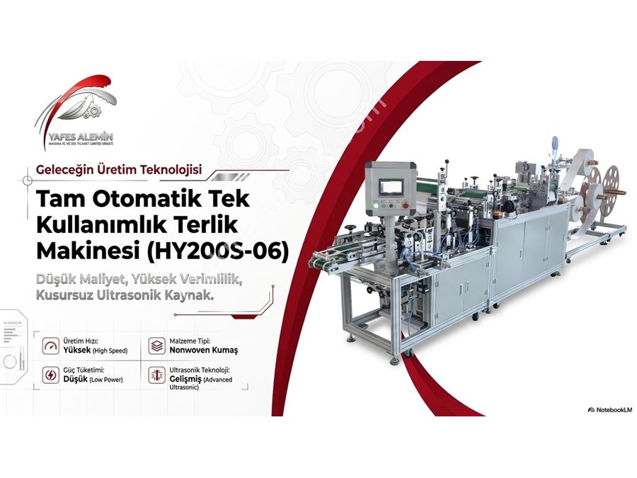 Biyeli Lüks Otel Terlik Üretim Makinesi