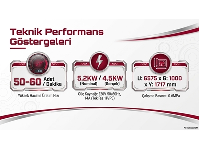 Biyeli Lüks Otel Terlik Üretim Makinesi - 15