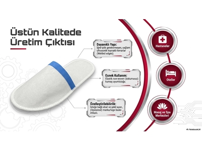 Biyeli Lüks Otel Terlik Üretim Makinesi - 7