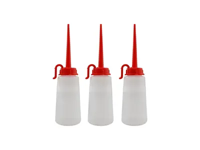 160 Ml 3 Adet Yumuşak Şeffaf Plastik Yağdanlık