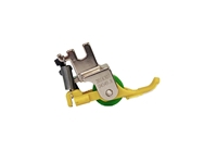 Industrial Flat Machine Wheeled Teflon Zipper Feet 3-Piece Set