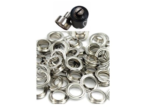 500lü Takım + Üstten Tutmalı Kalıp Set 2 cm Büyük Boy Branda Kenarı Kuş Gözü 