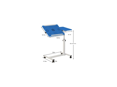Tilt And Height Adjustable Fan-cooled Edge Laptop Desk - 2