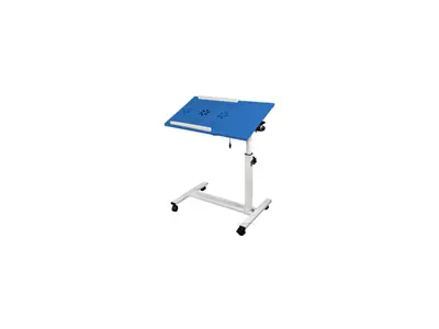 Eğim Ve Yükseklik Ayarlı Fanlı Koltuk Kenarı Bölmeli Bilgisayar Laptop Çalışma Sehpası