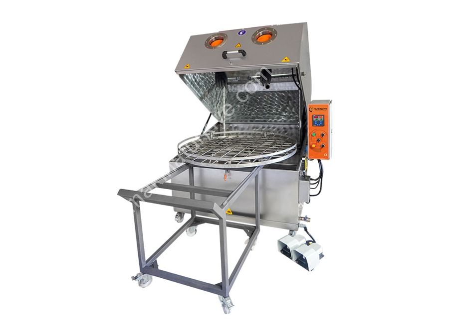 1350 mm Amortisörlü Döner Sepetli Yüksek Basınçlı Yıkama Makinası