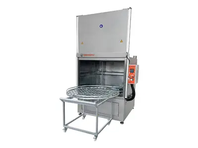 1600 mm Pnömatik Önden Kapaklı Döner Sepetli Yıkama Makinası
