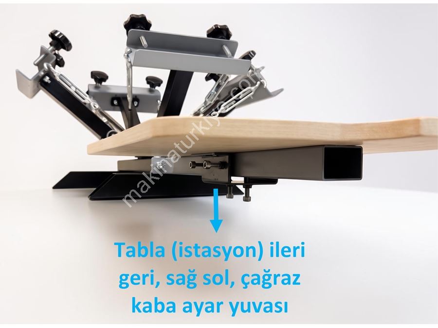4 Renk 1 İstasyon T-Shirt - Tekstil Ahtapot Serigrafi Baskı Makinesi