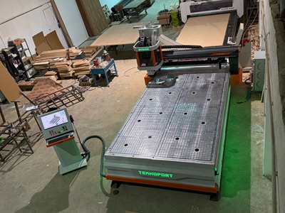 2100x3700 mm Ahşap İşleme CNC Router - 2