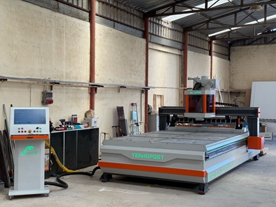 2100x3700 mm Ahşap İşleme CNC Router - 0