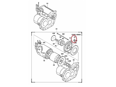 Forklift Travel Motor Sensörü - 1