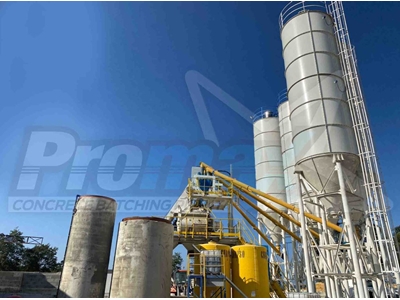 100 m³/S Kompakt Kovalı Sistem Beton Santrali - 4