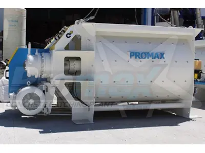 3000 Litre Twin Shaft Beton Karıştırıcı Mikser