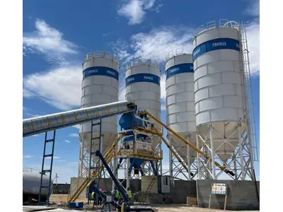 55 m3 / 77 Ton Çimento Silosu