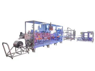 12.500-13.500 adet/saat 10'lu Bardak Su Termoform Makinesi