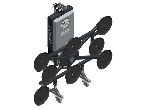 600 Kg Battery Powered Vacuum Lifting System for Marble Ceramic Glass