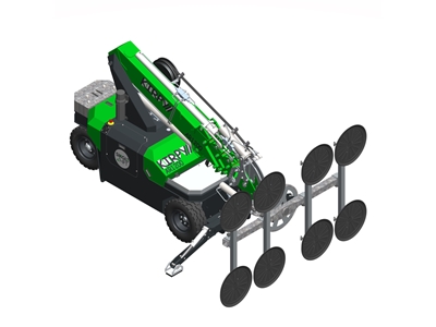 1200 kg schwerer batteriebetriebener Mehrzweck-Glasmontageroboter - 2