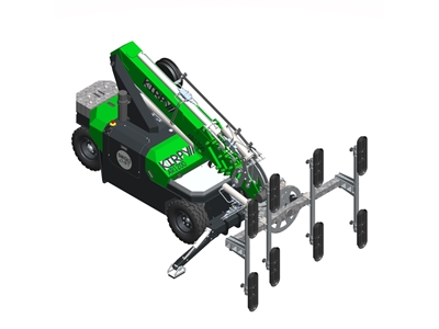 1200 kg schwerer batteriebetriebener Mehrzweck-Glasmontageroboter - 6