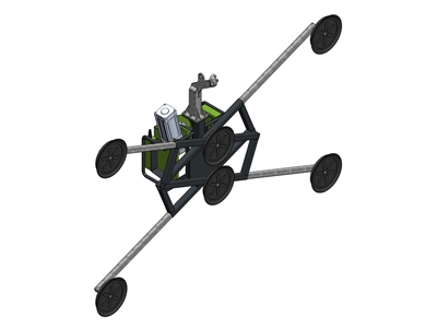 600 Kg Pnömatik Silindirli Vakumlu Mermer Seramik Cam Taşıma Vantuzu - 3