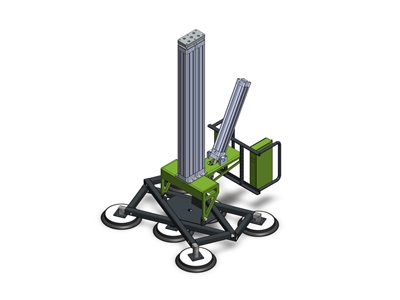 500 Kg Çok Milli Pnömatik Vakumlu Mermer Seramik Cam Taşıma Vantuzu - 2