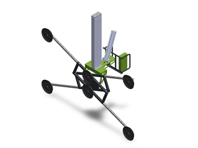 500 Kg Çok Milli Pnömatik Vakumlu Mermer Seramik Cam Taşıma Vantuzu - 4