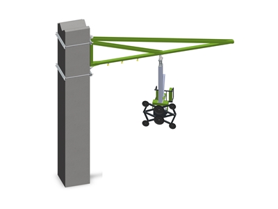 500 Kg Tek Milli Pnömatik Silindiri Vakumlu Mermer Seramik Cam Taşıma Vantuzu - 10