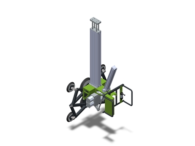 500 Kg Tek Milli Pnömatik Silindiri Vakumlu Mermer Seramik Cam Taşıma Vantuzu - 6