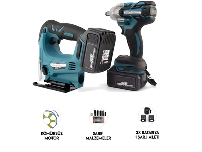 36V 5Ah Cordless Brushless 2-Piece Hand Tool Set - 3
