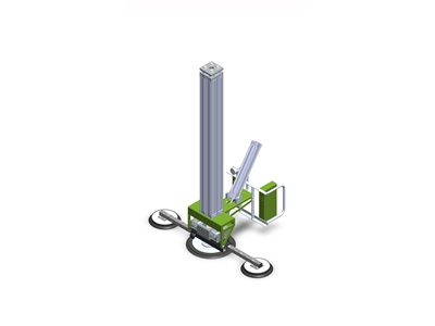 Système compact de levage par aspiration avec fonction de basculement et de rotation, capacité de charge verticale de 300 kg - 2