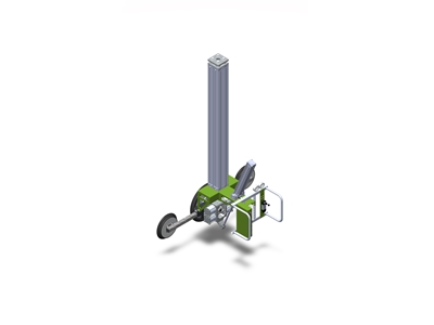 Système compact de levage par aspiration avec fonction de basculement et de rotation, capacité de charge verticale de 300 kg - 1
