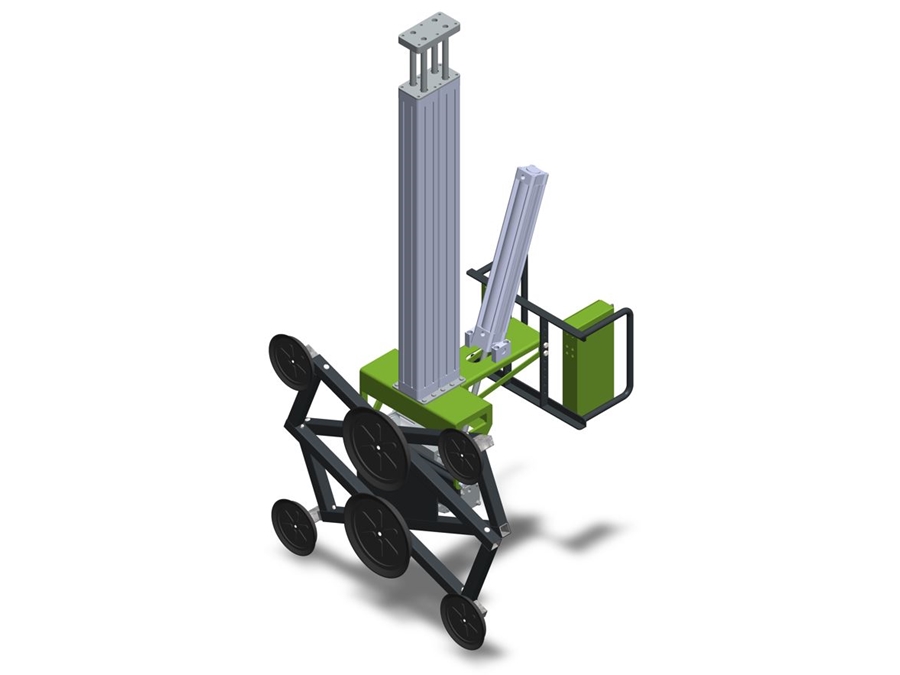 Système de Levage par Vide à Capacité de 600 Kg avec Cylindre Pneumatique à 3 Axes de Mouvement