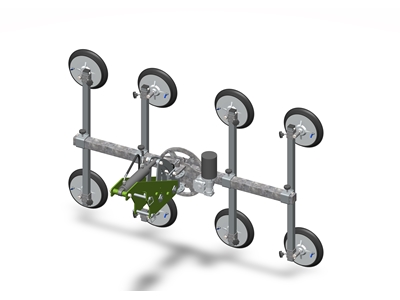 800 Kg Electric Multi-Functional Glass Installation Robot - 9