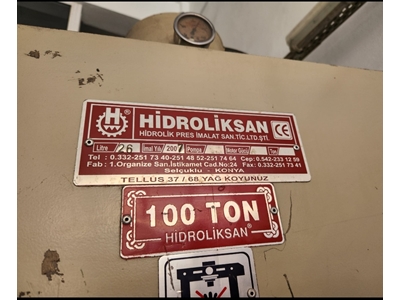 100 Ton Workshop Press - 2