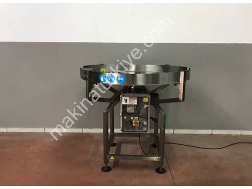 Ambalaj Besleme ve Toplama Döner Tepsi Ünitesi