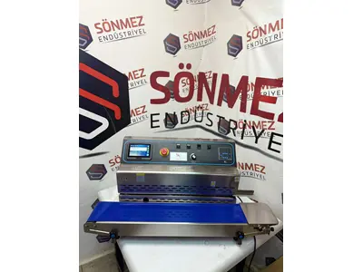 Machine d'étanchéité sous vide Sönmez Vakum Lavion Frp-810 avec codage de date et bande adhésive