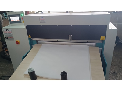 Machine de calibrage de tissu, de toile et de papier de 80 cm à partir d'un rouleau - 4