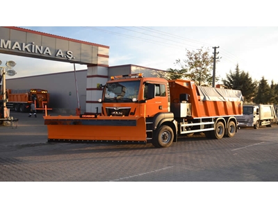 4-9 m³ Kar Küreme ve Tuz Serpme Aracı - 3