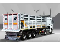 3 Dingilli Kapaklı Kasa Treyler